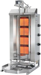 STALGAST Gyros, kebab gazowy, GD 4-S, P 14kW,