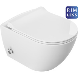 Miska WC z funkcją bidetu Rimless 51x36x32,5 cm