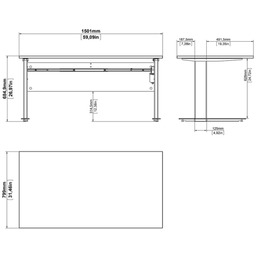 Biurko z regulacją wysokości elektryczne dąb sonoma /