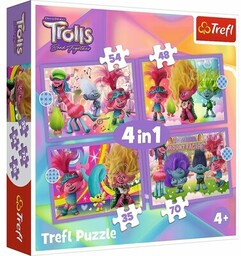 TREFL Puzzle Przygody Kolorowych Trolli 34622 (207 elementów)