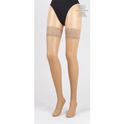 Delikatne eleganckie pończochy podtrzymujące Compressana Calypso 140den Pończochy