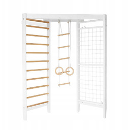 drabinka gimnastyczna Cherry Fun biały-drewno