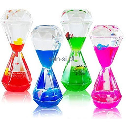 Kryształowa klepsydra ze zwierzątkami