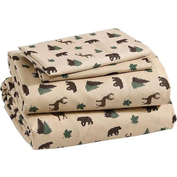 Beatrice Home Fashions 4-częściowy rustykalny zestaw pościeli