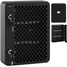 Organizer Szafka skrzynka ścienny na 24 klucze metalowy