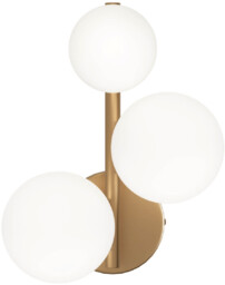 Maytoni Kinkiet ścienny Dallas MOD545WL-03BS balls biały złoty