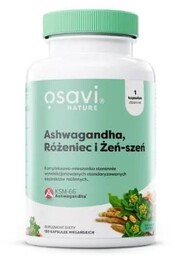 Osavi Ashwagandha, Różeniec i Żeń - szeń, 120