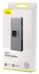 Dwukierunkowy rozdzielacz / splitter HDMI 4K Baseus Matrix