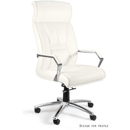 Fotel biurowy celio biały hl unique