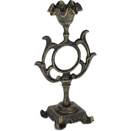 Relaxdays Świecznik antyczny, świecznik na świece Ø 4