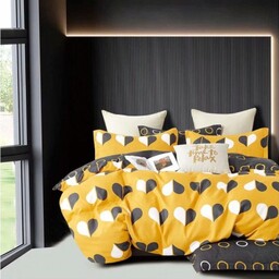 Pościel dwustronna 200x220 3 el. Romantic Yellow