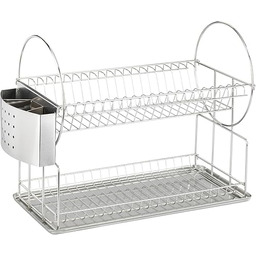 Wenko 2329100 Stojak na naczynia, ekskluzywny podwójny stojak