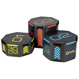 SKRZYNIE PLYOMETRYCZNE OCTAGON SOFT ZESTAW HMS PREMIUM PYOBS01