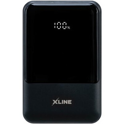 XLINE Powerbank XPB112K 10000mAh 15W Czarny Lampa pierścieniowa
