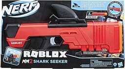 Nerf Roblox MM2: Shark Seeker Dart-Blaster, akcja płetwy