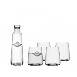 Lyngby Glas ZERO Karafka + 4 Szklanki