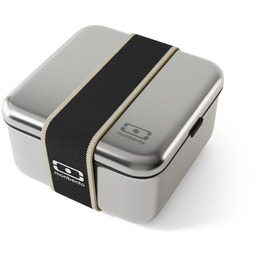 Monbento lunchbox bento Sense 1L stal nierdzewna Black