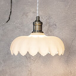 Lampa Wisząca Markslöjd, Kurage, ściemnialny, biały, salon, szkło