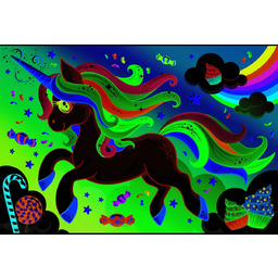 Trefl Puzzle Słodki jednorożec, 100 elementów