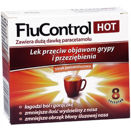 FluControl Hot, 8 saszetek