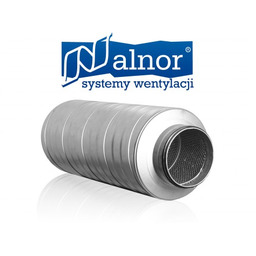 Tłumik akustyczny prosty 200mm z izolacją 50mm (600mm)