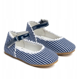 Baleriny baletki materiałowe dziecięce niemowlęce Rzep lekkie Wojtyłko