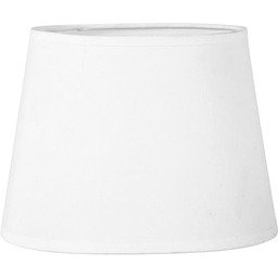 Sema 97117 Abażur owalny teksturowany materiał - biały