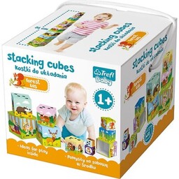 TREFL Zabawka edukacyjna Baby Kostki do układania