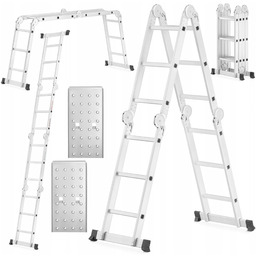 Drabina aluminiowa przegubowa składana wielofunkcyjna 4x3 Higher podest