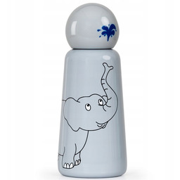 Butelka termiczna stalowa dla dzieci 300ml Słoń szara