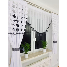 Zestaw Dekoracyjny Na Okno Z Panelem Do Salonu