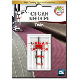 ORGAN NEEDLES # 100/6,0 Twin uniwersalny x 1