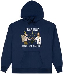bluza męska THRASHER (TOY MACHINE) B.T.H. HOOD Navy