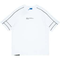 T-shirt Uomo Karl Lagerfeld Relaxed Piping White