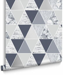 Tapeta dekoracyjna Graham&Brown Balance REFLECTIONS BLUE 105906