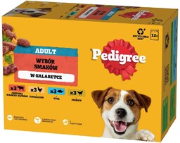 PEDIGREE Adult Wybór Smaków saszetki 12x100 g mokra