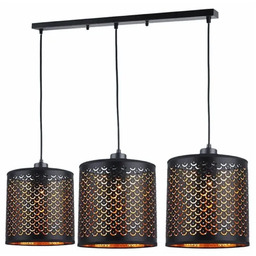 Lumes Potrójny metalowy żyrandol - K609-Malwa