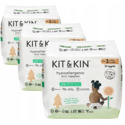Pieluszki Dla Dzieci hipoalergiczne Kit&Kin Rozmiar 3 (6-10