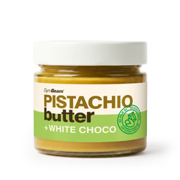 GymBeam Masło Pistacjowe z Białą Czekoladą 220 g