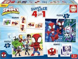 Educa - Superpack Spidey & Friends Gry planszowe