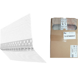 Kątownik Narożnik Pcv Plastikowy Z Siatką Uniwersalny Zwijany