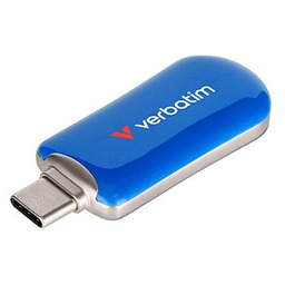 Verbatim USB flash disk, USB C, 128GB, Plectra,