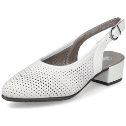 Czółenka damskie Rieker 47066 letnie z odkrytą piętą