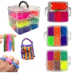 Zestaw Do Robienia Bransoletek Z Gumek Kuferek Xxl