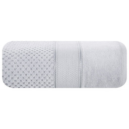 Eurofirany Ręcznik Jessi 50x90 srebrny frotte 500g/m2