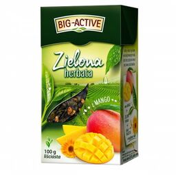 Big-Active Zielona z Mango 100g herbata liściasta