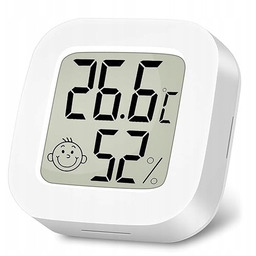 TERMOMETR HIGROMETR CYFROWY LCD Z IKONAMI BUŹEK