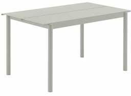 Muuto LINEAR Ogrodowy Stół Stalowy 140 x 75