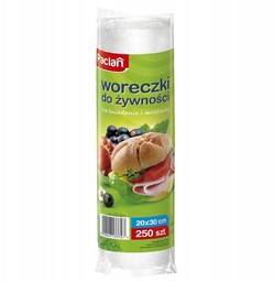 Woreczki śniadaniowe Paclan 250 szt rolka
