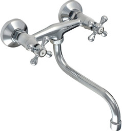 Bateria kuchenna Gospo Retro ścienna, chrom